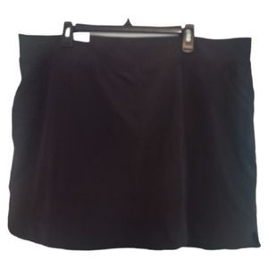 32 Degrees COOL Black Athletic Skirt with Shorts & Pockets XXL